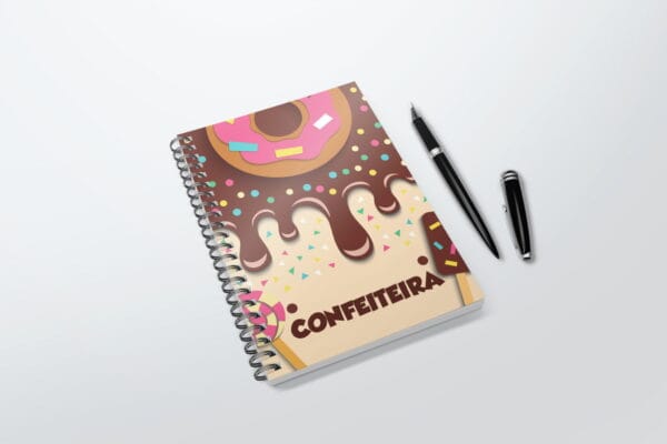 Caderno Agenda Confeiteira