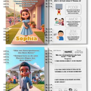 caderno atividades assembleia infantil arquivo digital personalizacao