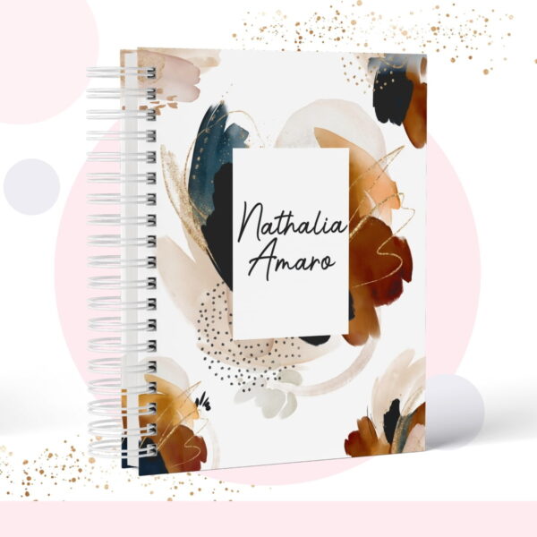 Caderno Capa Geométrica - Modelo 5