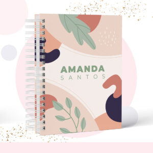 Caderno Capa Geométrica - Modelo 8