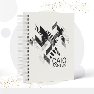 Caderno Capa Masculina - Modelo 8 - Arquivo Digital