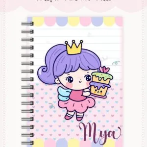 Caderno Cute Menina 10 3 Caderno Cute Menina 10