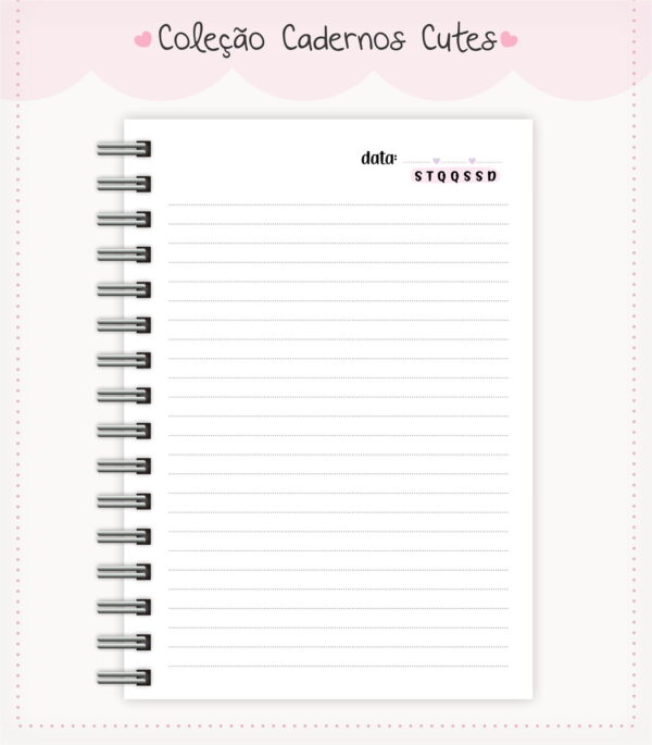 Caderno Cute Menina 11