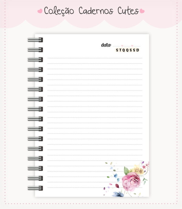 Caderno Cute Menina 12
