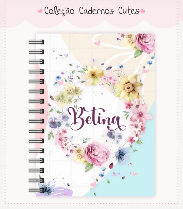 Caderno Cute Menina 12
