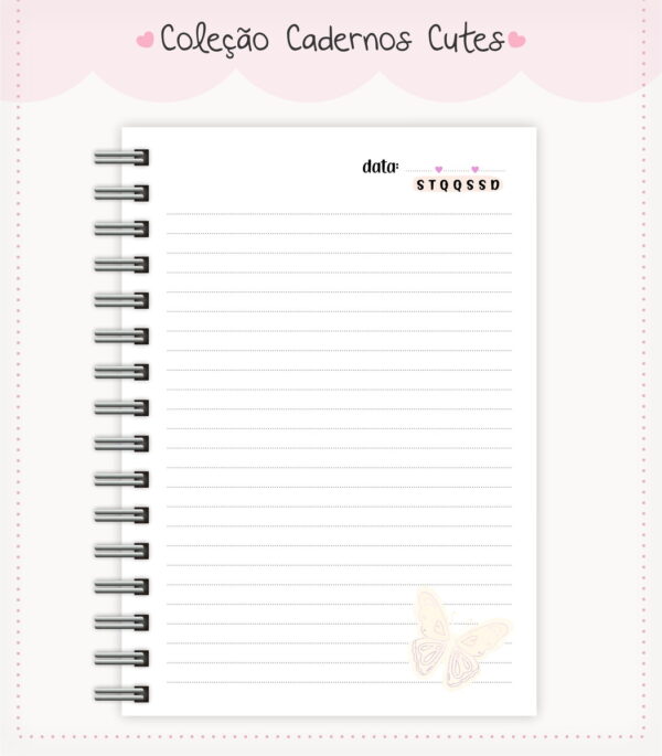Caderno Cute Menina 3