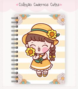 Caderno Cute Menina 9
