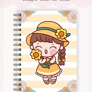 Caderno Cute Menina 9