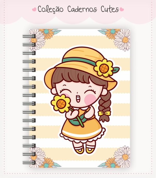 Caderno Cute Menina 9