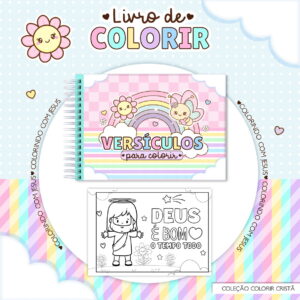 Caderno de Colorir Versículos - Arquivo Digital