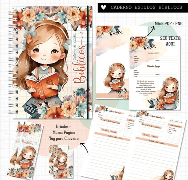 Caderno de Estudos Menina