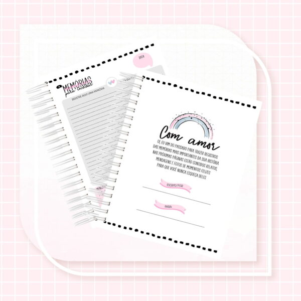 CADERNO DE MEMÓRIAS MENINA