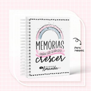 CADERNO DE MEMÓRIAS MENINA