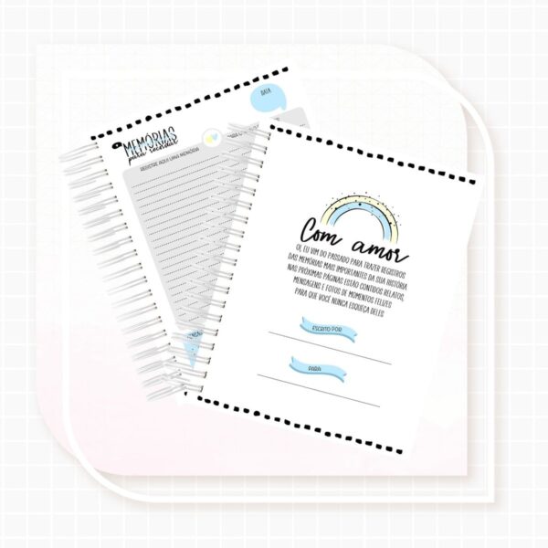 CADERNO DE MEMÓRIAS MENINO