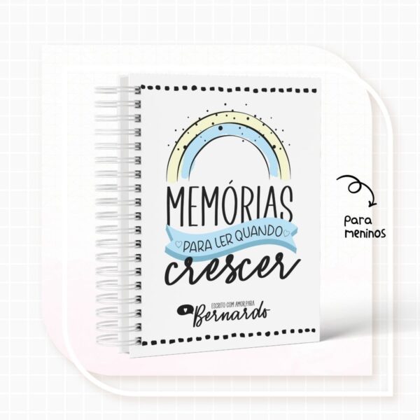 CADERNO DE MEMÓRIAS MENINO