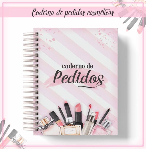 Caderno de pedidos Cosméticos
