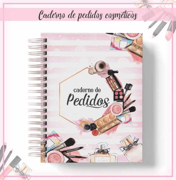 Caderno de pedidos Cosméticos