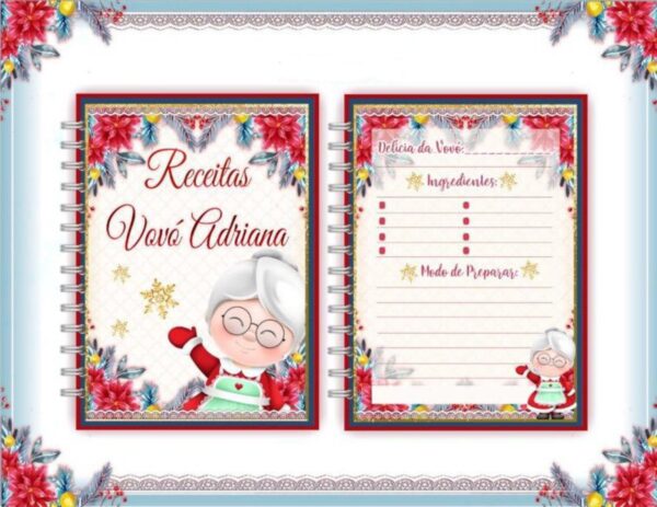 Caderno de Receitas Natalino