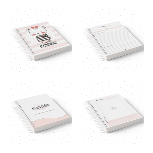 Caderno de Recordações Menina