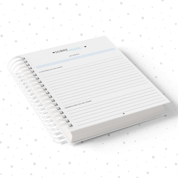 Caderno de Recordações Menino