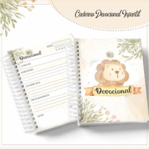 Caderno Devocional Infantil Menino