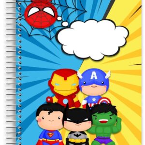 Caderno Escolar Heróis