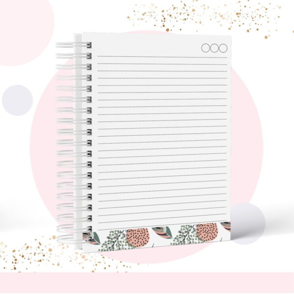 Caderno Floral - Modelo 1