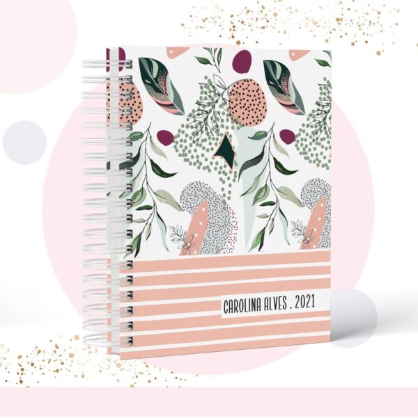 Caderno Floral - Modelo 1