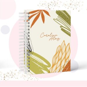 Caderno Floral - Modelo 10