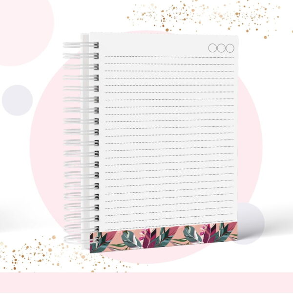 Caderno Floral - Modelo 2