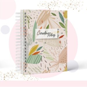 Caderno Floral - Modelo 6