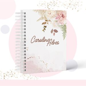 Caderno Floral - Modelo 7