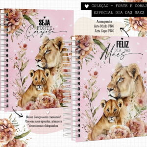 Caderno Forte e Corajosa Leoas - Arquivo Digital