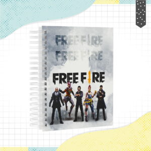 caderno freefire arquivo digital scrapbook
