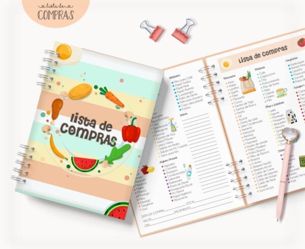 Caderno Lista de Compras MOD04