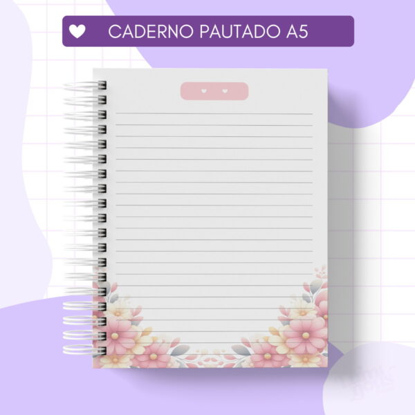 Caderno Menina Confie Deus