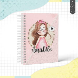 Caderno Menina Morena