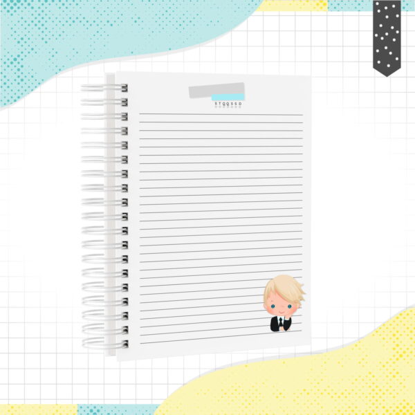 Caderno Menino Loiro