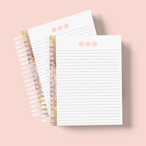 Caderno Pautado Abstrato