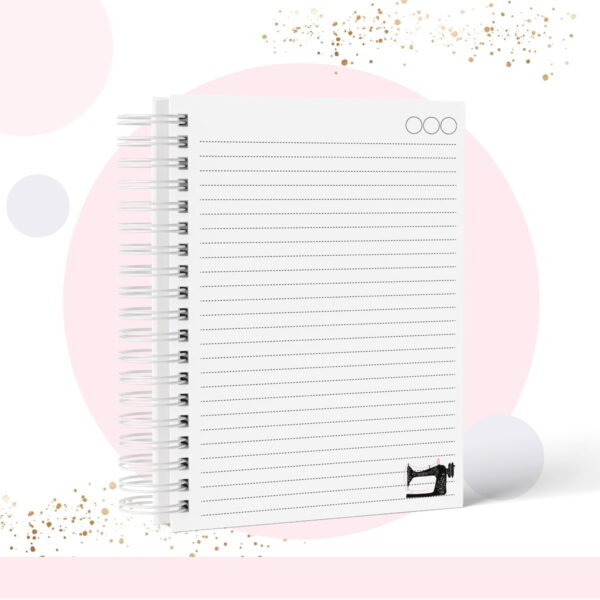 Caderno Pautado Profissão Costureira