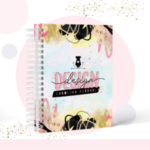 Caderno Pautado Profissão Design
