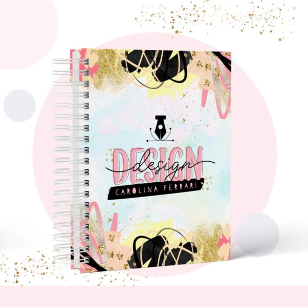 Caderno Pautado Profissão Design