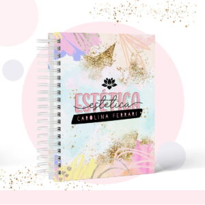 Caderno Pautado Profissão Estética