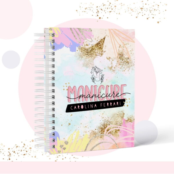 Caderno Pautado Profissão Manicure
