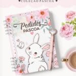 Caderno Pedidos Páscoa Coelhinha