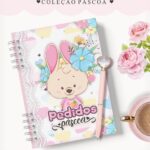 Caderno Pedidos Páscoa Floral