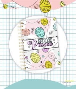 Caderno Pedidos Páscoa Mod9