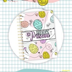 Caderno Pedidos Páscoa Mod9