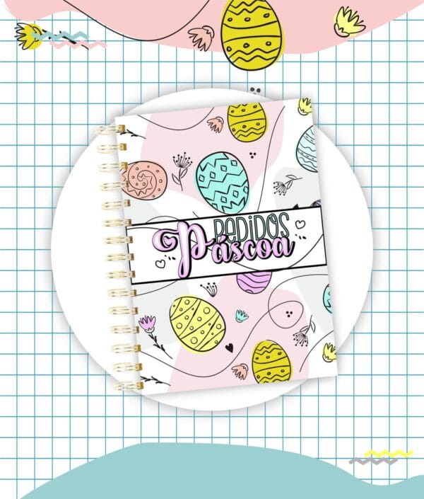 Caderno Pedidos Páscoa Mod9