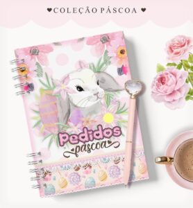 Caderno Pedidos Páscoa Rosinha